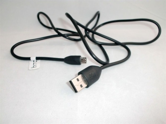 Cavo di dati nero del USB della luce visibile di HTC mini con buona qualità